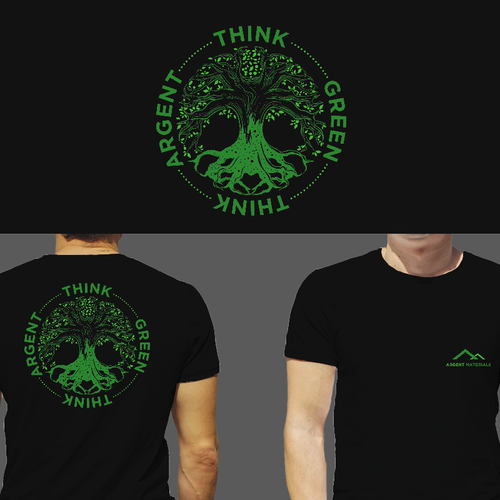 Design a t-shirt for my super Green concrete and asphalt recycling business