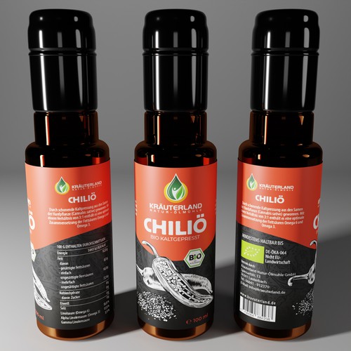 ChilliOil looking for a new label design - be part of an awesome brand Design by harry_harison