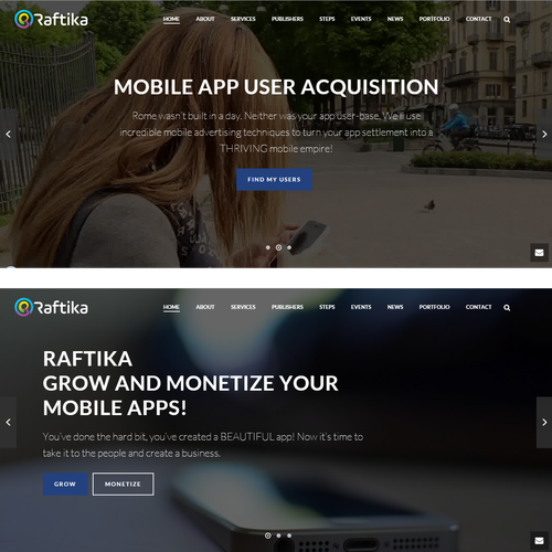 Create a STUNNING start-up Logo for a mobile media company! Design by eikøn