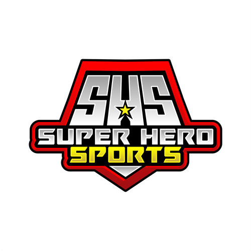 logo for super hero sports leagues デザイン by WADEHEL