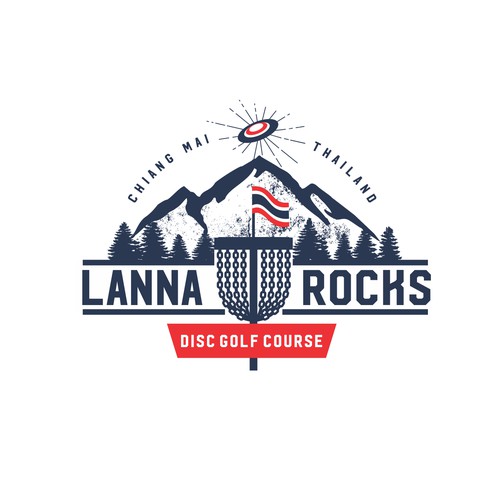 Logo Design for the gorgeous - Lanna Rocks Disc Golf Course - in Chiang Mai Thailand Design by Rozak Ifandi