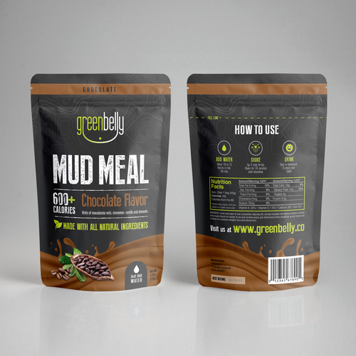 Design our new backpacking food packaging (Greenbelly Meals) Design by BearFace™