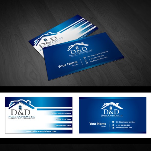 Create modern logo/business card for real estate investment ...