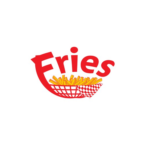 French Fries Restaurant Logo Design by M1SFA
