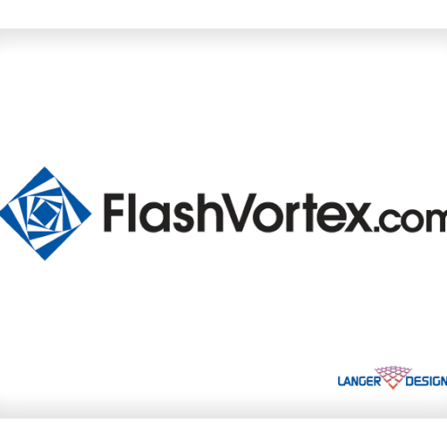 FlashVortex.com logo Ontwerp door Victor Langer