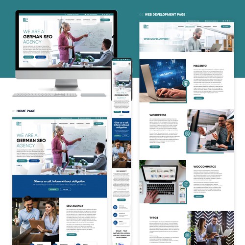 Web page design contest entry by pb⚡️