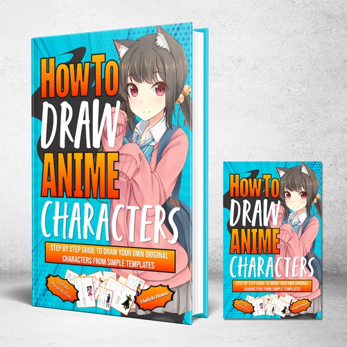 How to Draw Anime | Extravagant Book Cover Design Design by Designtrig