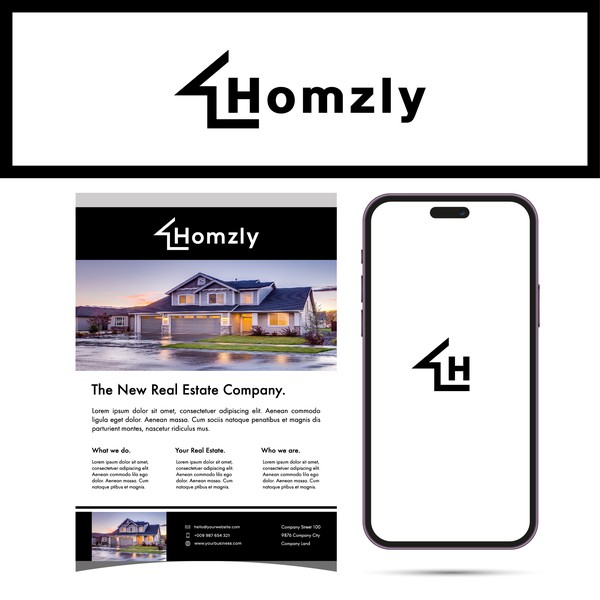 Real Estate company logo for website and app