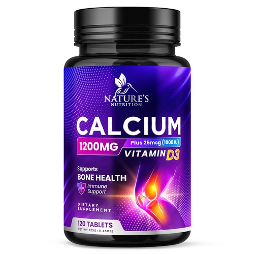 Calcium Plus Vitamin D3 Design Needed for Nature's Nutrition Design by Davi Giolo ★