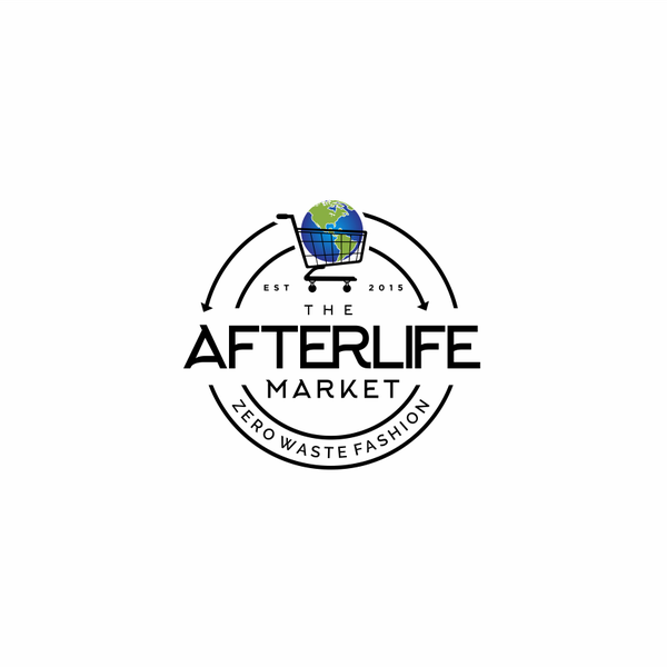 Design by calvajawa titled "logo afterlife market"