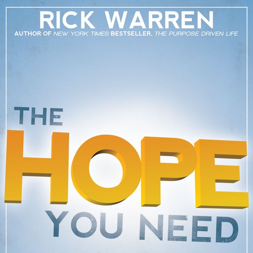 Design Rick Warren's New Book Cover デザイン by AdLibBob