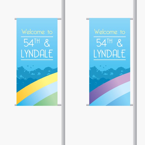 Create a street light pole banner design seen by thousands ever day. Design réalisé par TheDreamCity