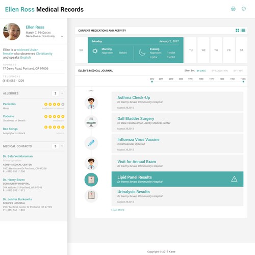 Web page design contest entry by Global Arts