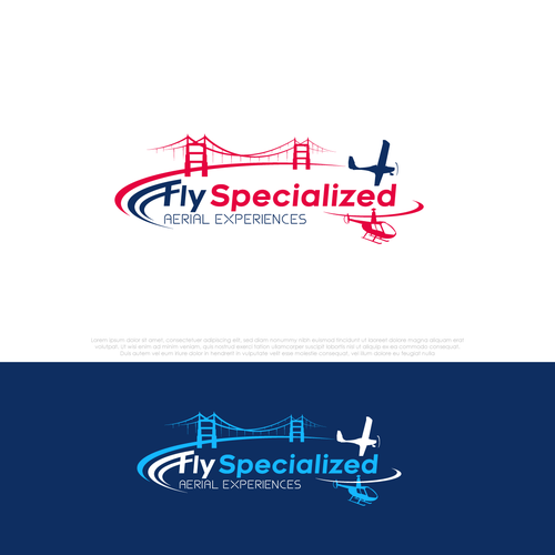 Diseño de Helicopter | Aviation Company logo for flight experiences de Walco