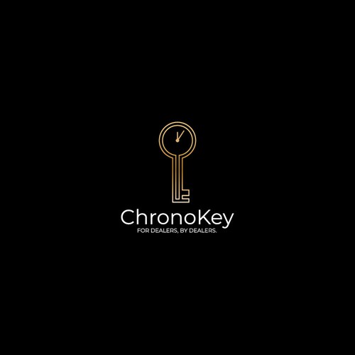 Simple Logo Design of a Key Design by Zoxy_bg