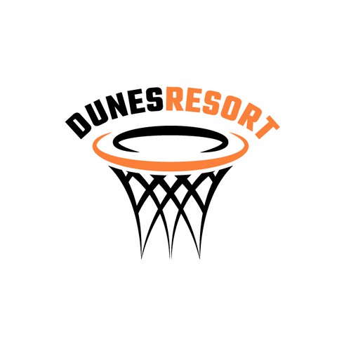 DUNESRESORT Basketball court logo. Design réalisé par youngbloods