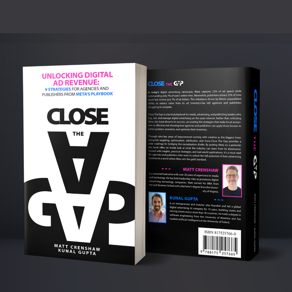 CLOSE THE GAP - book cover design