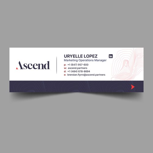 Ascend Partners New Branded Email Signature Design by Xnine