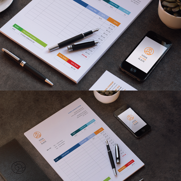 Invoice and Business cards design