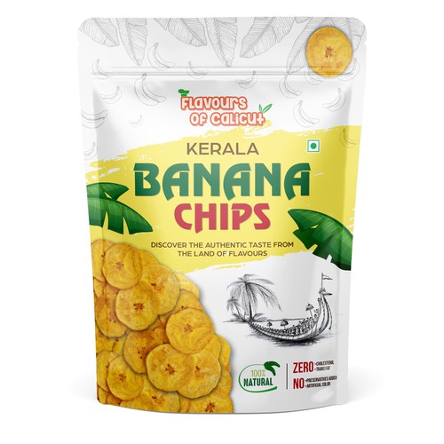 Package Design for Banana Chips Design by JOHN's_AlphaCreation