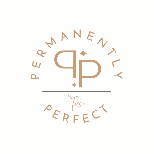 Modern and Clean Permanent Makeup Logo making my brand stand out and be easily identifiable. Design by Besign studio