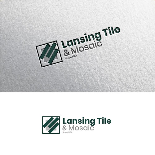 Lansing Tile & Mosaic Logo Update/Refresh for 40th Anniversary Year Design by sunshine_design