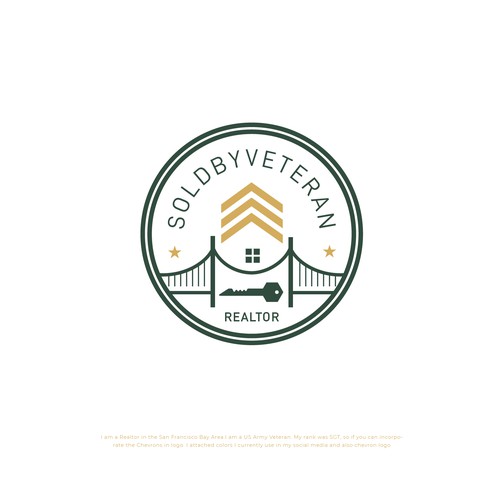 Military Themed Real Estate Logo Design by D Better Design