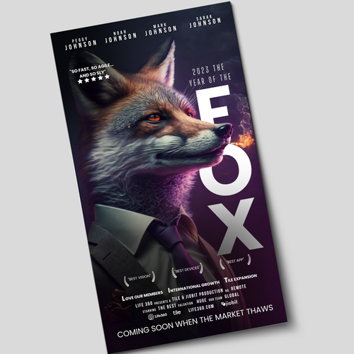 Design di Life360 2023 Year of the Fox Poster di Ashley Cannuli