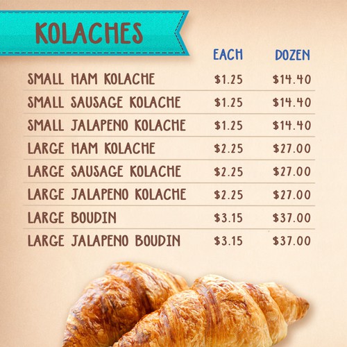 Donut Shop Needs New Menu Design Réalisé par kuriosity_designs