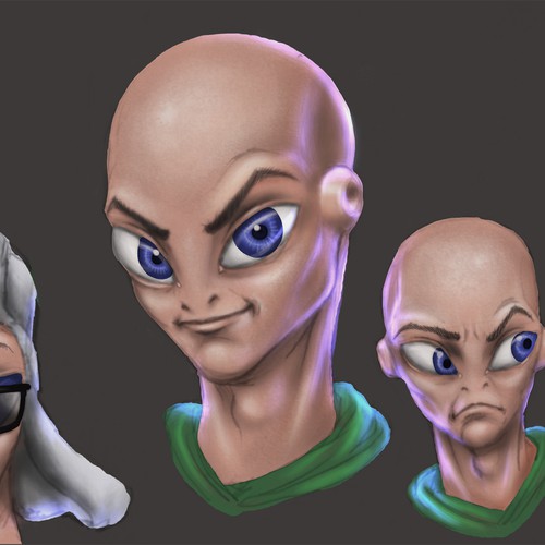 Alien main character design for a movie Design by Dakzper