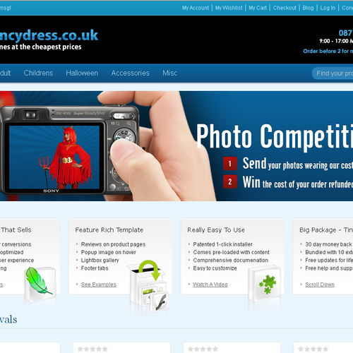 Create the next banner ad for 1st4 Fancy Dress Design by donaldodesign