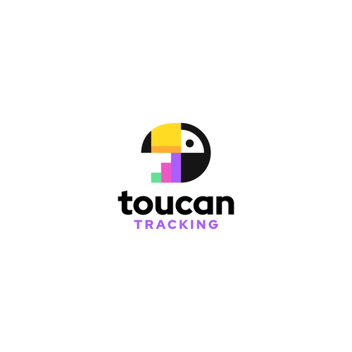 Tracking Software with Toucan in Design (Toucan Tracking Logo) Design by Ori — Branding