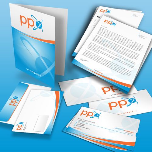 Poppix needs a new stationery and a new look and feel Design por Hadi (Achiver)