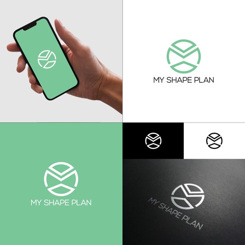 Fitness, Healthy Food and Mindfulness app logo design Design by Ravi_