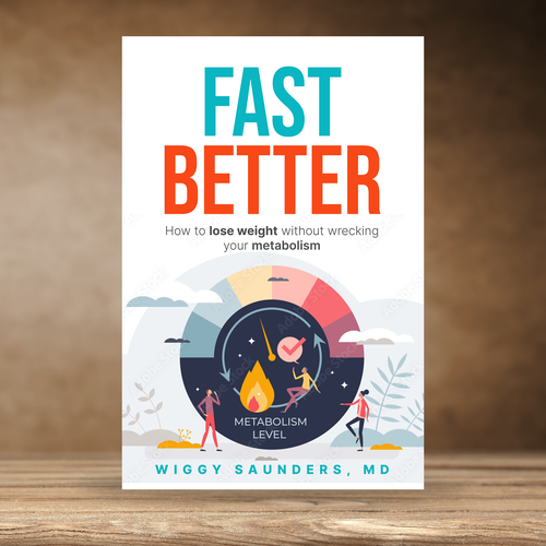 New Book Cover on how to Fast Better to Help People Lose Weight Design by praveen007