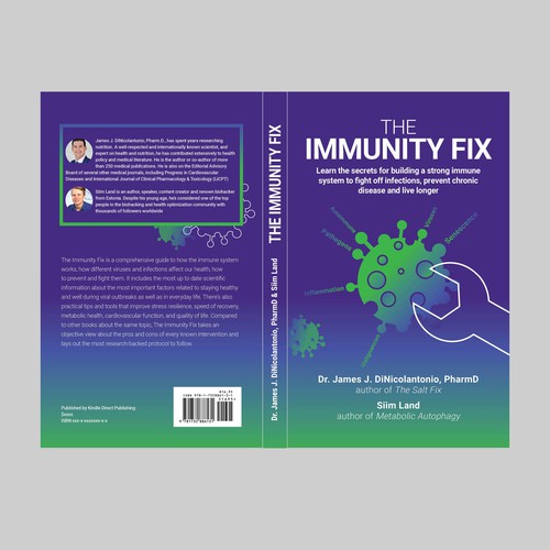 Health Immune System Book Design by Wolferstan