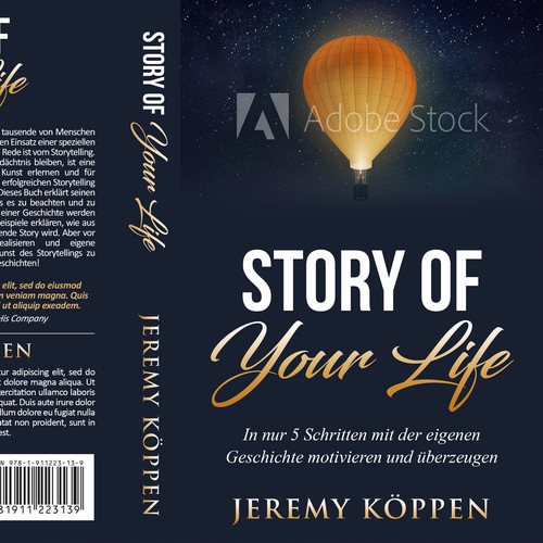 Create a unique cover for an absolutely great storytelling book Design von ryanurz