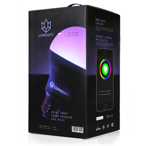 We need to create a sophisticated package for smart lamps. Design by Light_Breeze