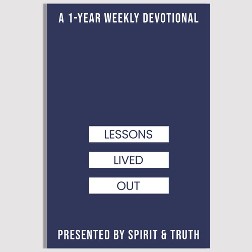 We need a captivating cover for our 1-year Devotional! Design by Zahari Studio