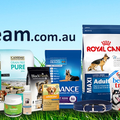 EASY facebook cover photo for an ONLINE PET STORE. Design by Grafikkstudio