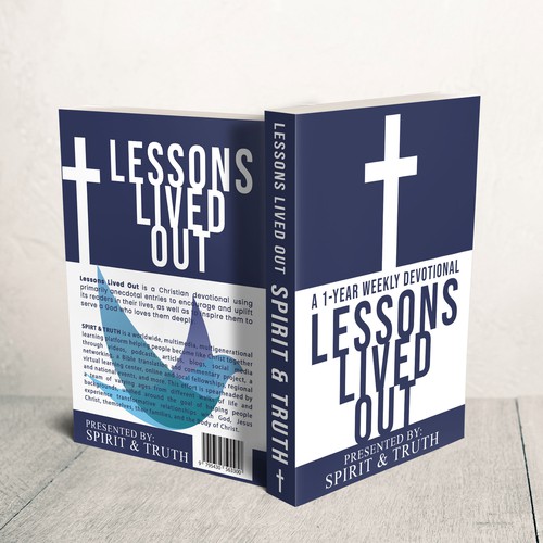 We need a captivating cover for our 1-year Devotional! Design by Zahari Studio