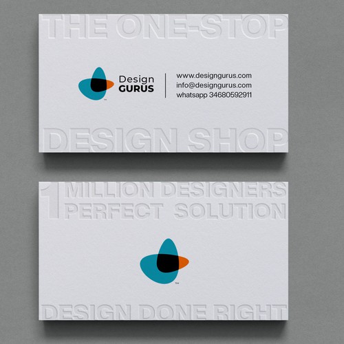 Xclusive16さんのBusiness Card for DesignGurus.comデザイン