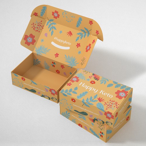 Packaging for food subscription box Design by CUPEDIUM