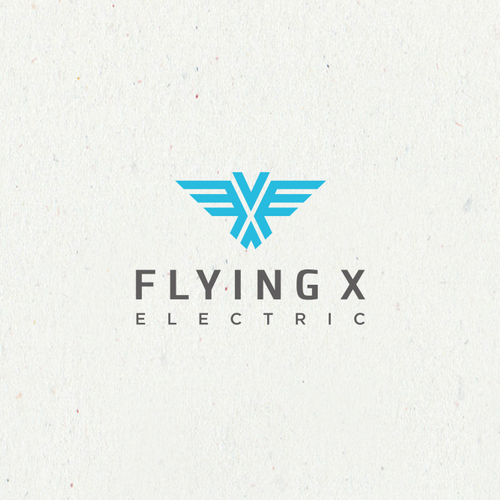 Design di Flying X Electric Logo di vionaArt