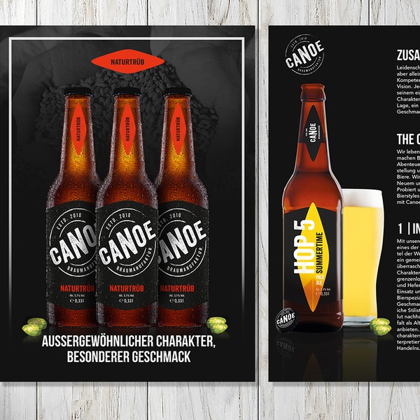 Design by zenefashions titled "Canoe Beer"