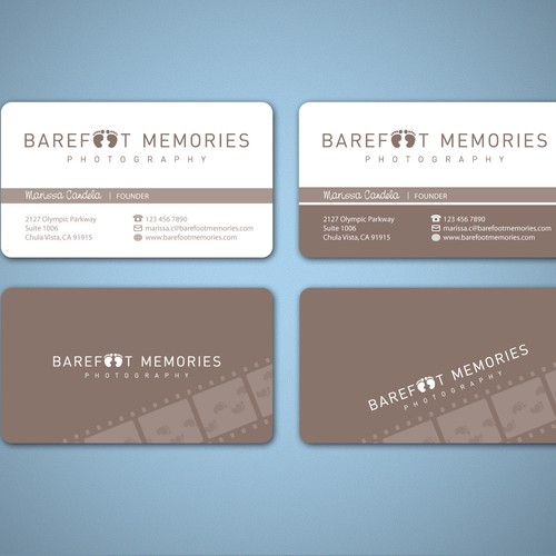 stationery for Barefoot Memories デザイン by Tcmenk
