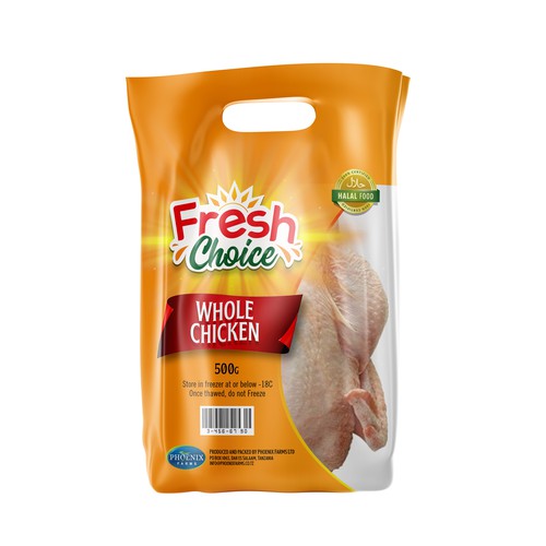 Packaging design for our chicken. Design by Methodologi