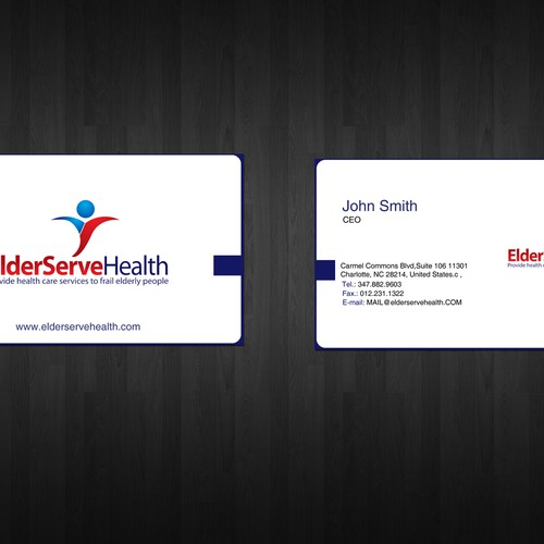 Design an easy to read business card for a Health Care Company Ontwerp door Samer Wagdy