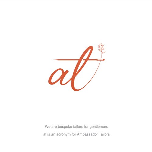 Classic logo for a bespoke tailor's ready-to-wear line Design by evano.