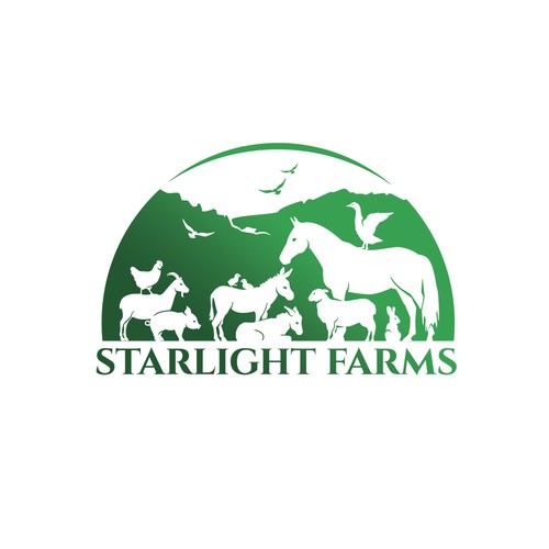 feel good farm/ animal logo for "special needs" children Design by Linduska